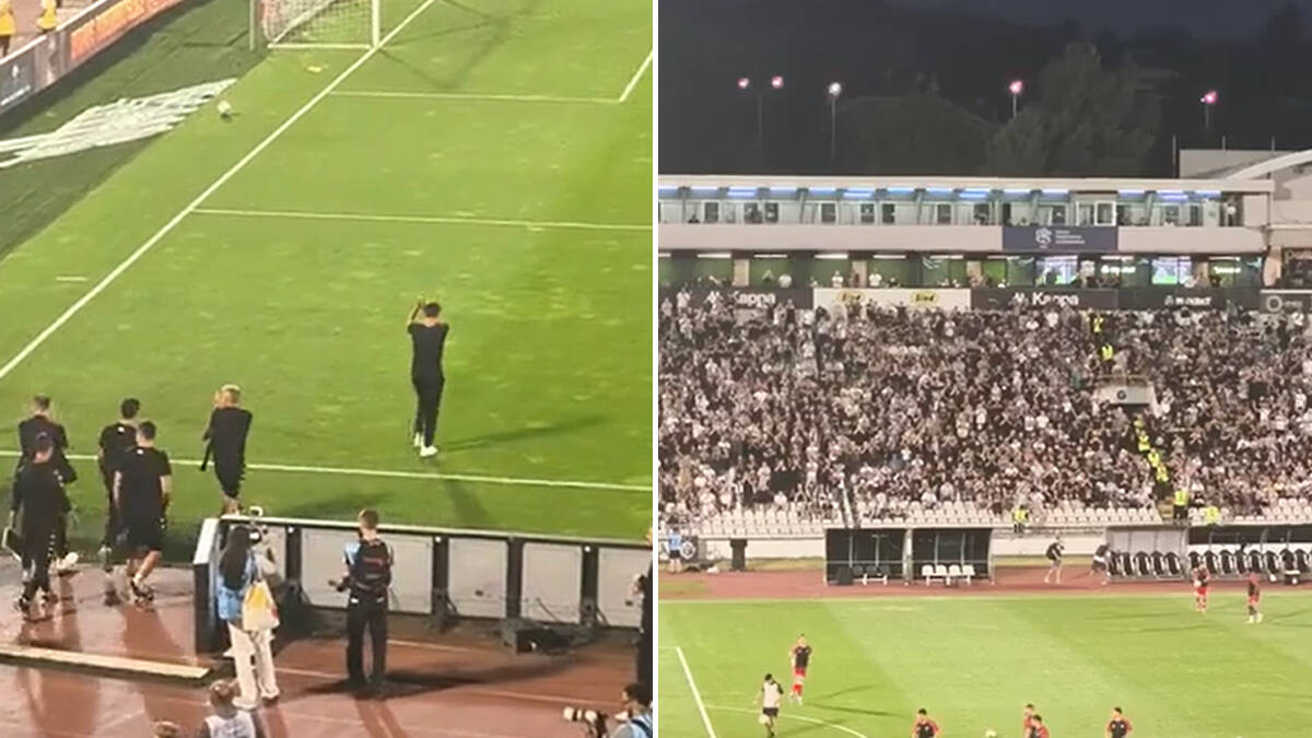 Ovacije za Sašu Ilića na JNA: Pogledajte koliko navijača je došlo da podrži Partizan u Evropi