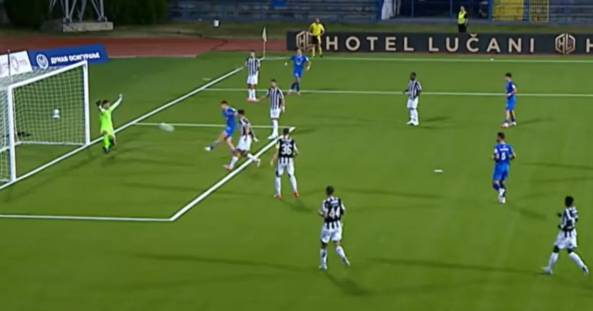 Partizan ne uči iz grešaka: Mladost dolazi do drugog gola gotovo isto kao i do prvog