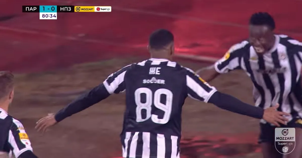 Pogledajte kako je Partizan pred sam kraj utakmice postigao gol protiv Novog Pazara u Humskoj