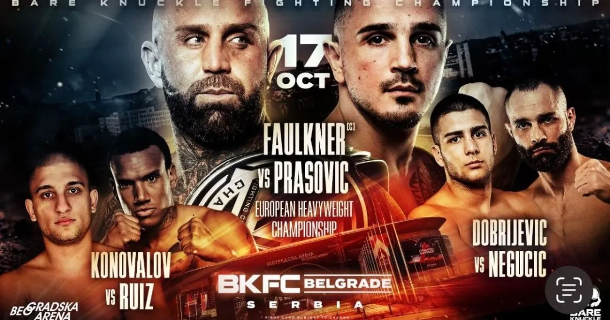 Čeka nas "krvavi" spektakl! Evo ko će sve nastupiti na BKFC u Beogradu, tu su dobro poznata imena