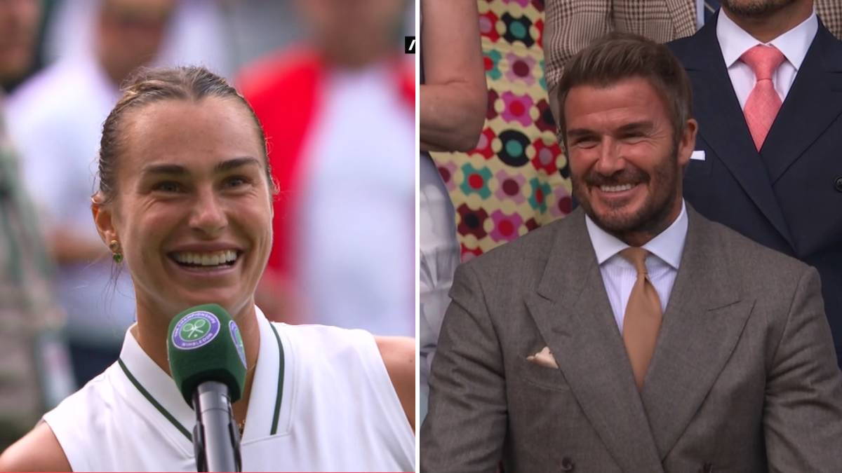 Sabalenka nije mogla da prećuti kad je videla Bekama: Usred govora mu se obratila