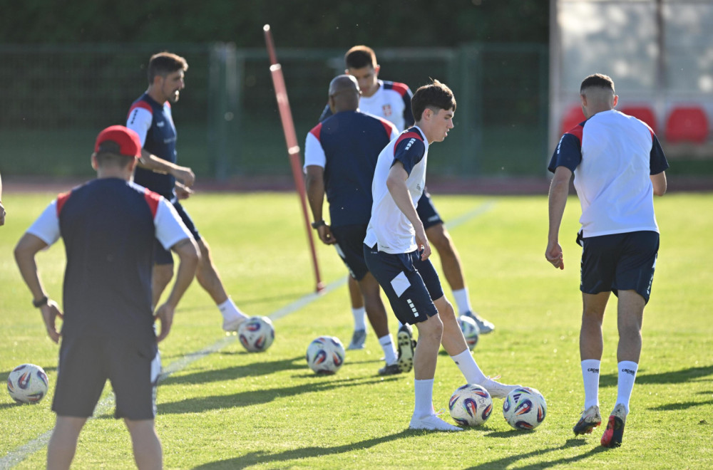 Prvi trening "orlova" pred duele sa učesnicima Mundijala FOTO