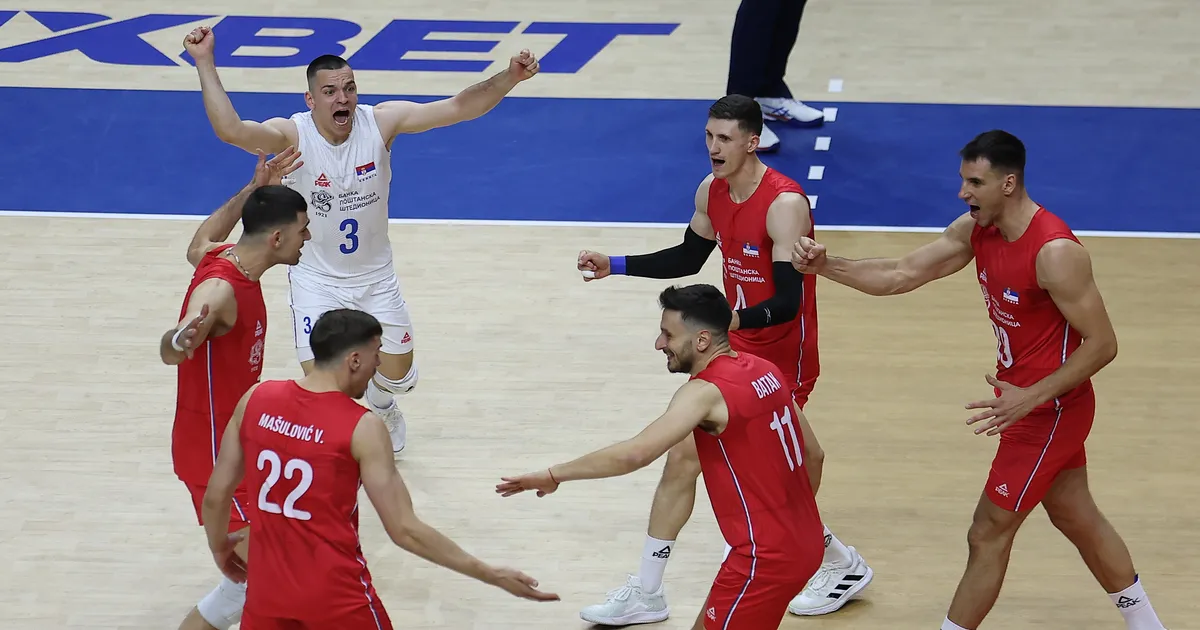 Evo gde možete da gledate uživo TV prenos meča Srbija - Nemačka u Ligi nacija za odbojkaše