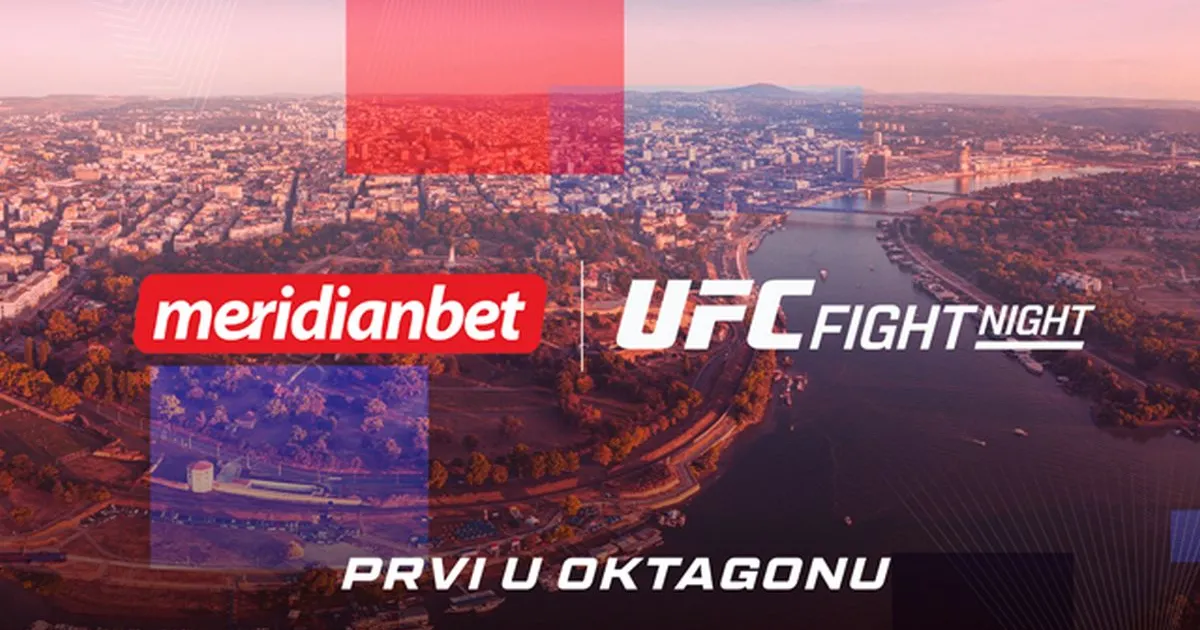 Meridianbet uz UFC Fight Night u Beogradu: Nezaboravno veče u prepunoj Areni!