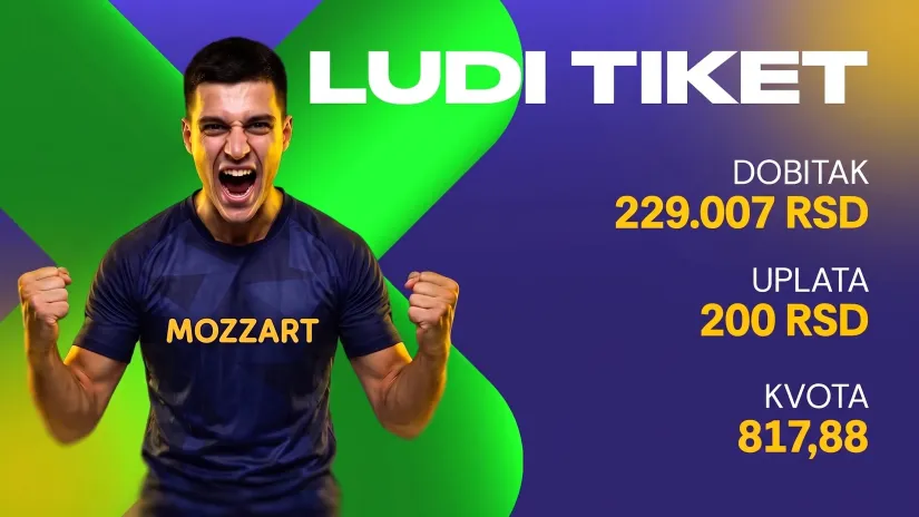 LUDI TIKET, subota, 229.007 dinara: Hokejaški special!