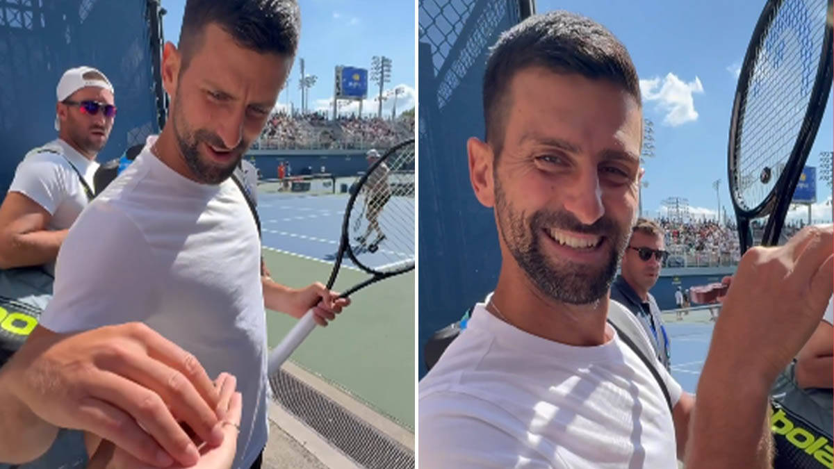 Novak Đoković dobio specijalni poklon US Oepnu: Nije mogao da skine osmeh sa lica