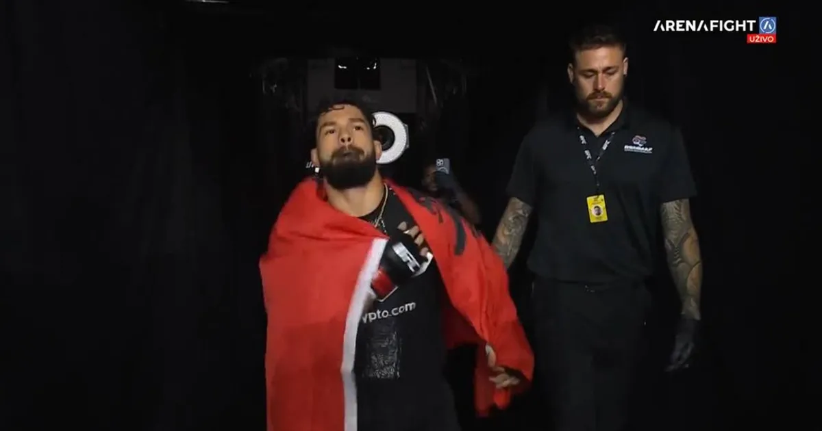 Albanac koji je provocirao "orlom" i zastavom na UFC u Beogradu se oglasio: Bog blagoslovio Srbiju