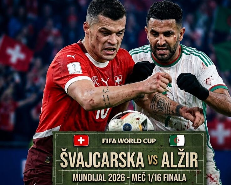 ŠVAJCARSKA - ALŽIR: Jutarnji spektakl na Mundijalu! Afrikanci žele da pošalju Džaku kući...