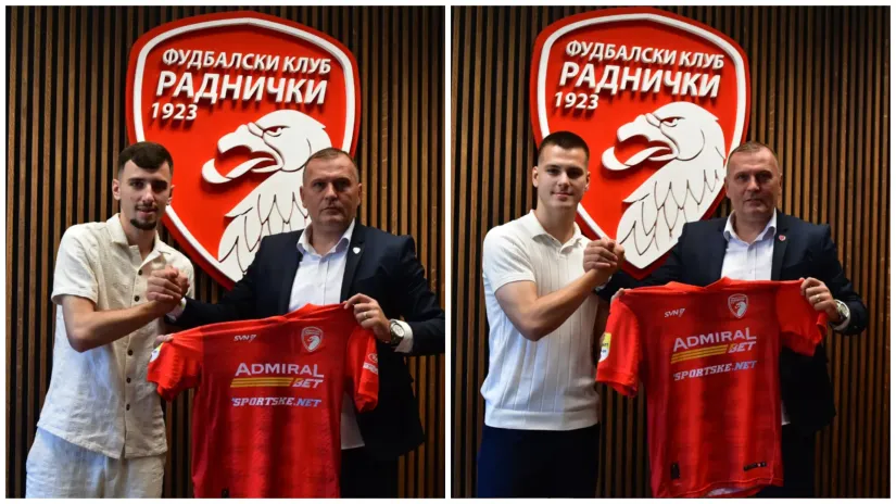 Radnički predstavio Sremčevića i Alića