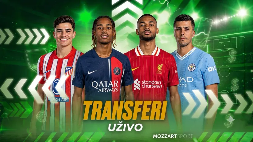 TRANSFERI (sreda, 12. avgust)