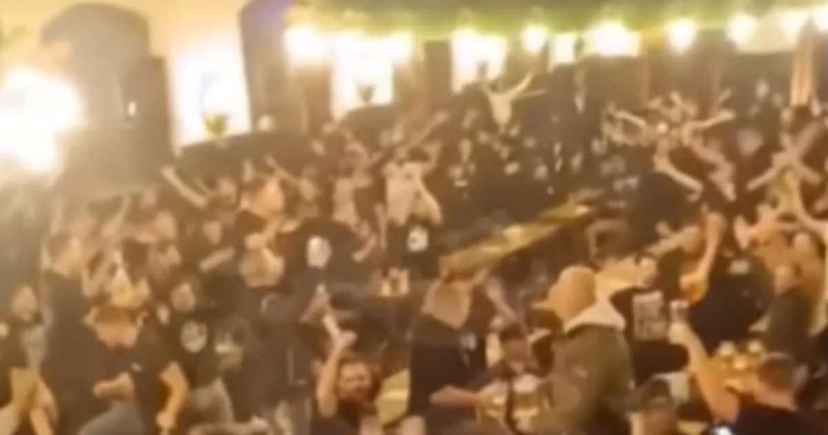 Grobari "okupirali" Oktobarfest! Nema bavarske muzike, scena za pamćenje navijača Partizana