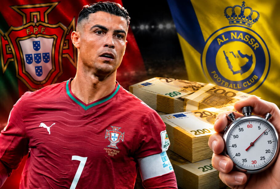 RONALDOVA KAZNA JE ČISTA KOMEDIJA! Toliko zaradi za 39 SEKUNDI, verovatno i sam vrišti od smeha!