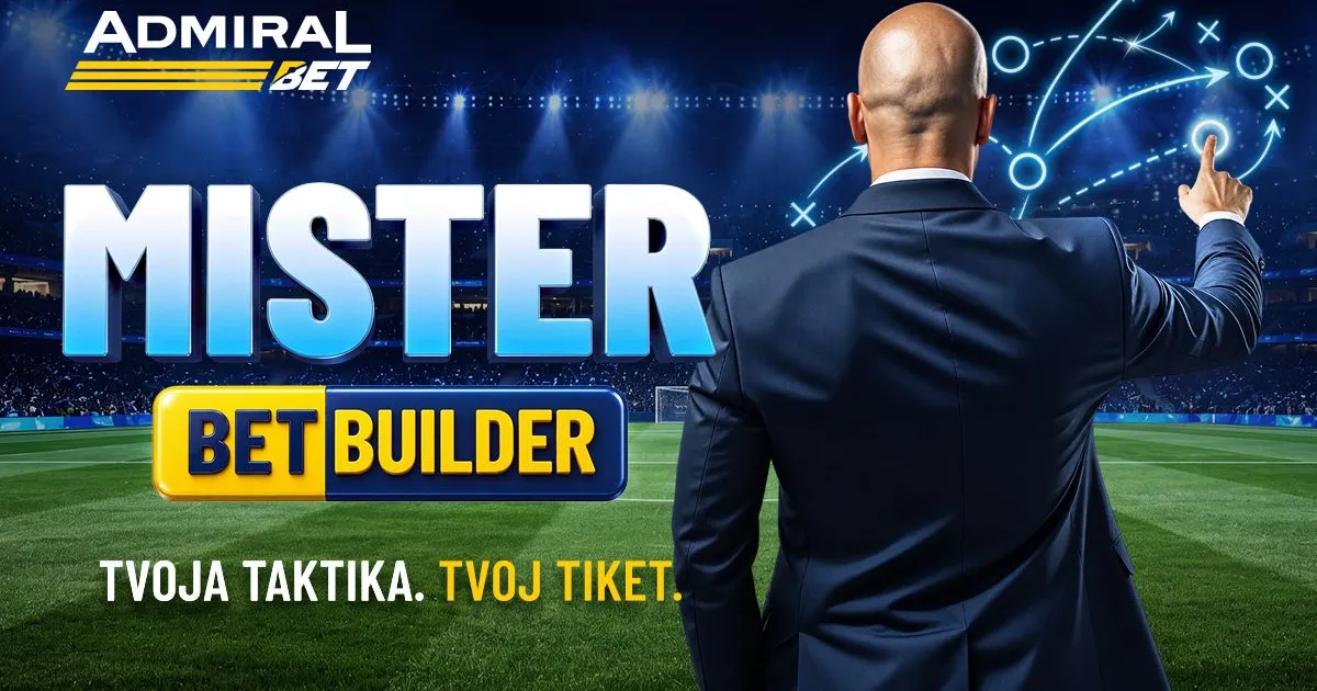 BETBUILDER JE STIGAO U ADMIRALBET - Napravite opkladu po svojoj meri