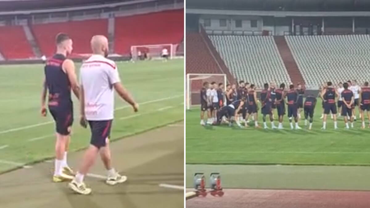 Problem za Rijeru: Bruno Duarte nije trenirao sa igračima Zvezde pred važan meč