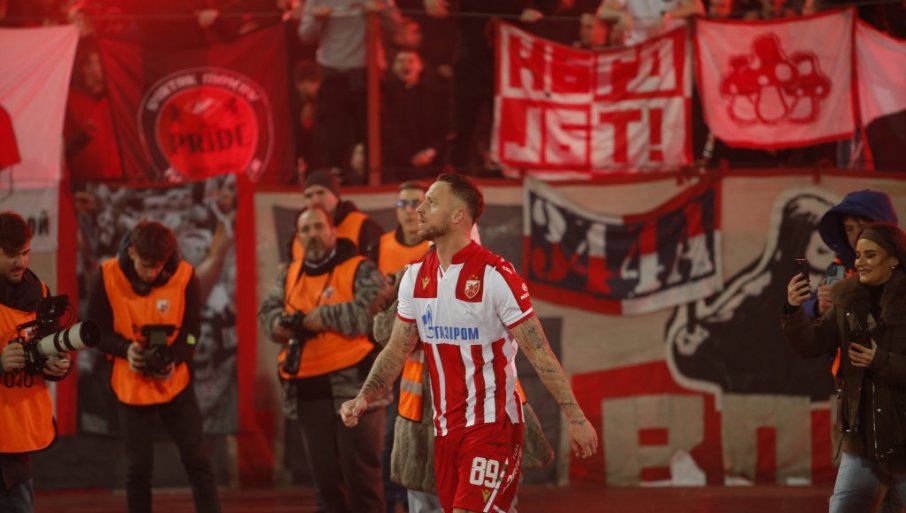 Arnautović prvi put startovao ove sezone za Zvezdu - Za poluvreme upisao gol i asistenciju (VIDEO)