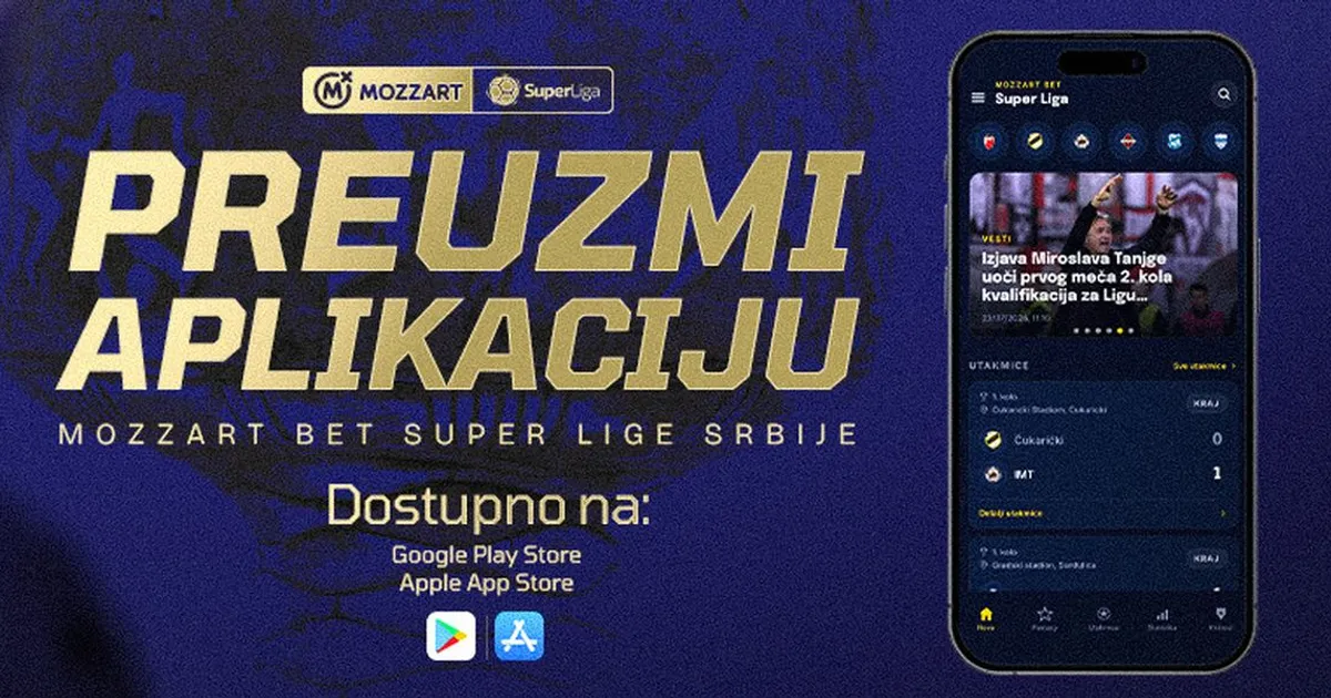 Ovo su svi čekali: Super liga Srbije dobila modernu aplikaciju, evo kako da je preuzmete odmah