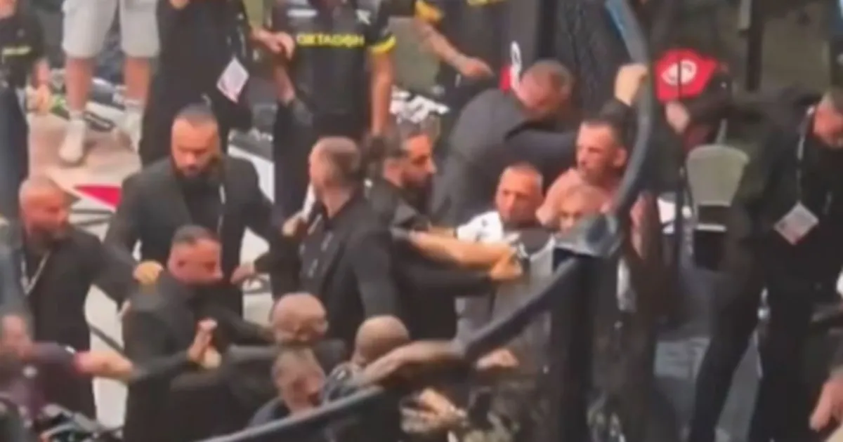 Bivši FNC borac postao šampion Oktagon-a, a onda je krenula masovna tuča u kavezu!