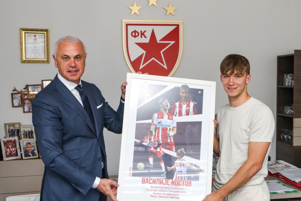 VASILIJE KOSTOV - DA LI ODLAZI SA MARAKANE ILI OSTAJE U ZVEZDI?! Poznat status mladog fudbalera - ovo zanima sve navijače šampiona Srbije!
