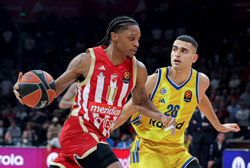 BRUTALNA PARTIJA CRVENE ZVEZDE! Pogledajte kako su crveno-beli pregazili Makabi! Ovo su najbolji momenti sa utakmice! VIDEO