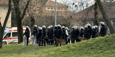 Dan derbija: Jake policijske snage na ulicama uoči okršaja Zvezde i Partizana (VIDEO)