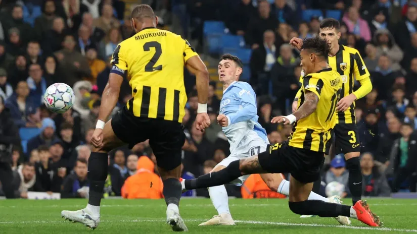 Šta će Sitiju Haland, kad se Fil Foden prerušio u njega! AEK popio petardu na Etihadu