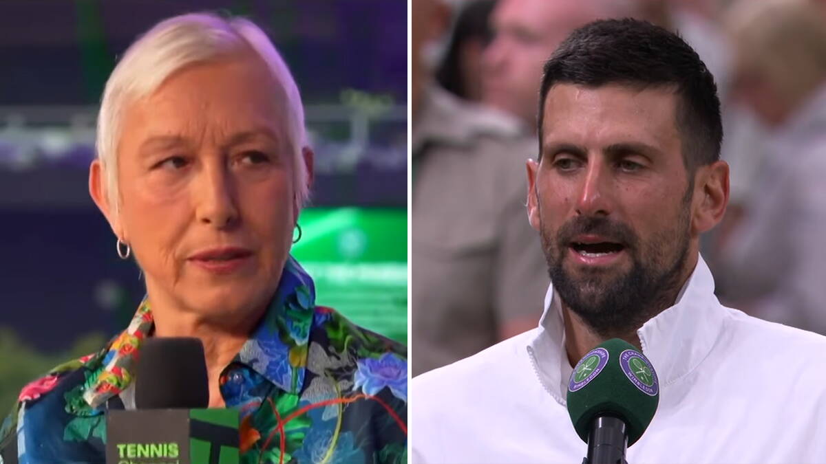 "To je tad bilo i neće se ponoviti": Navratilova već rekla Sineru da je pobedio Đokovića
