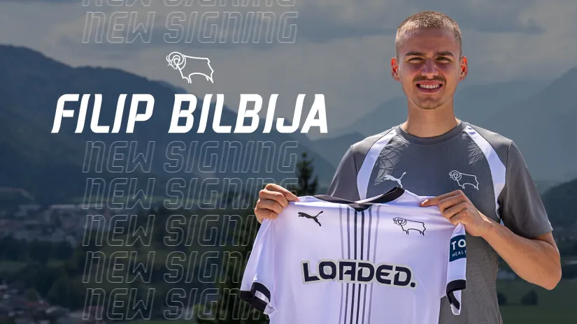 Srpski sin stigao u Čempionšip: Filip Bilbija predstavljen u Derbi Kauntiju