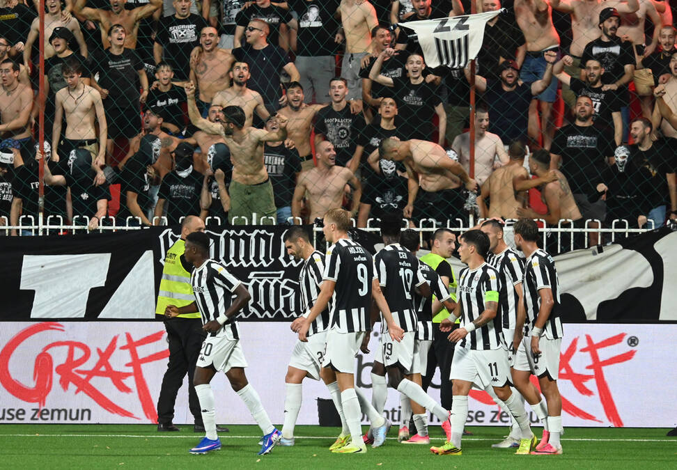 UEFA skratila spisak rivala: Evo na koga može Partizan u 3. kolu