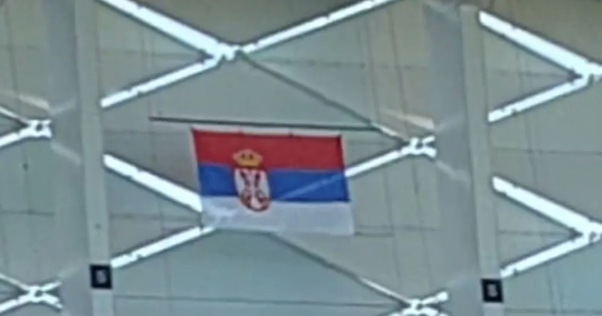 Fudbaleri Partizana odradili poslednji trening na Nacionalnom stadionu, u Luksemburgu i zastava Srbije