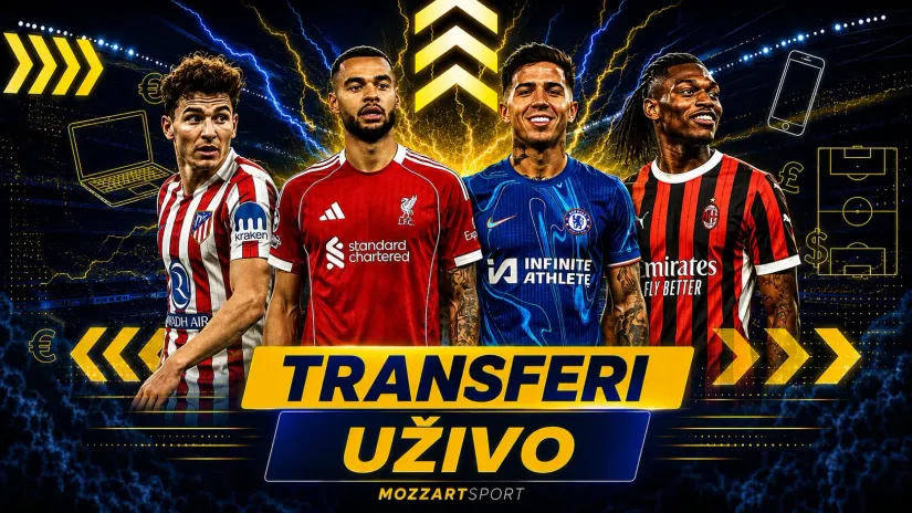 TRANSFERI (subota, 29. avgust)
