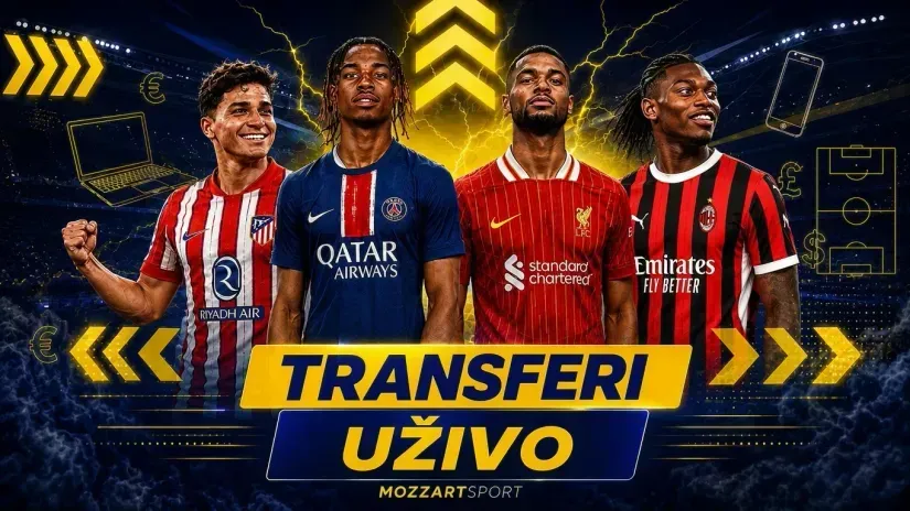 TRANSFERI (subota, 22. avgust)