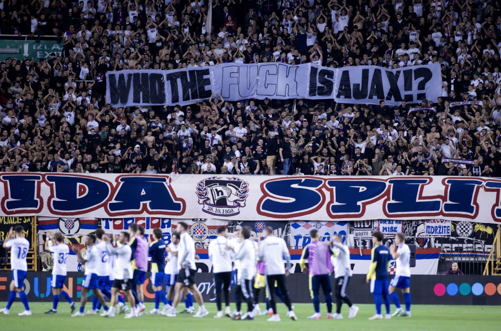 Scene iz Splita zgrozile Evropu, Hajduk se oglasio: "Ne želimo da nas ovako pamte" FOTO/VIDEO
