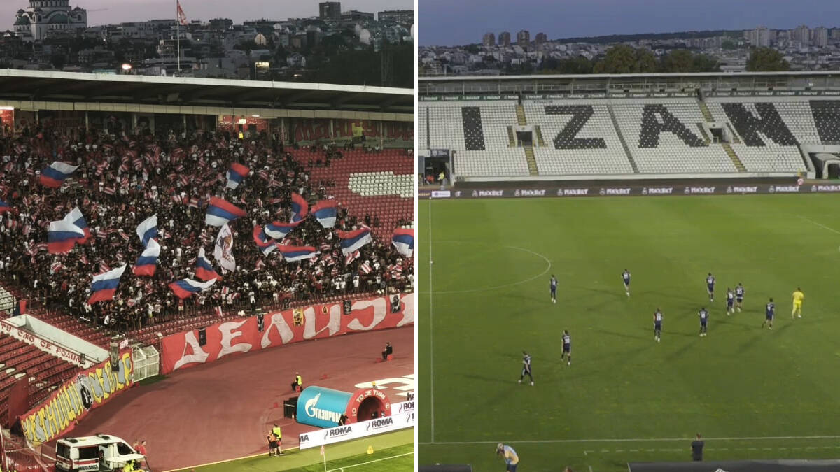 Igra se istovremeno i na Marakani i u Humskoj: Ovo se retko događa u srpskom fudbalu
