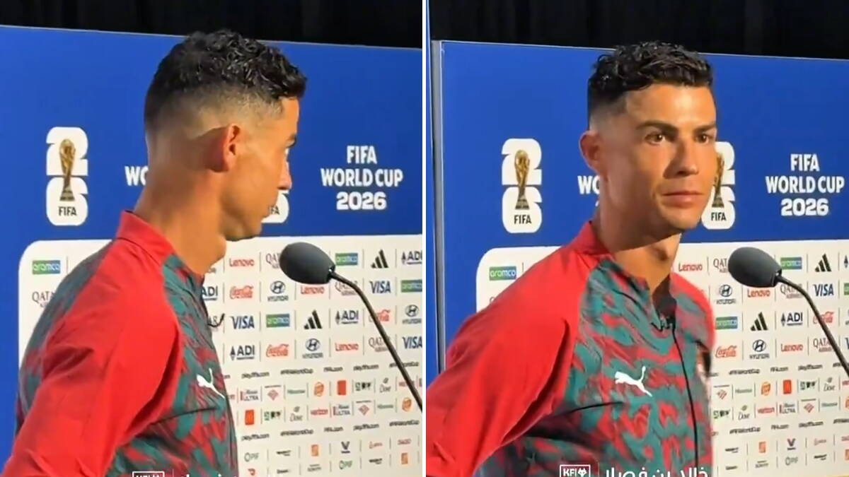 "Sledeće pitanje": Ronaldo se nadurio i okrenuo leđa kada su ga pitali za Mesija