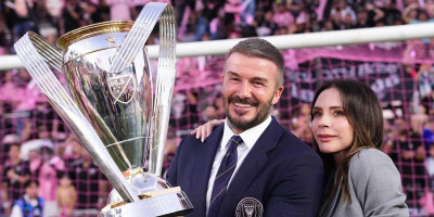 Godišnjica braka na stadionu! Bekamovi porodično bodrili Argentinu