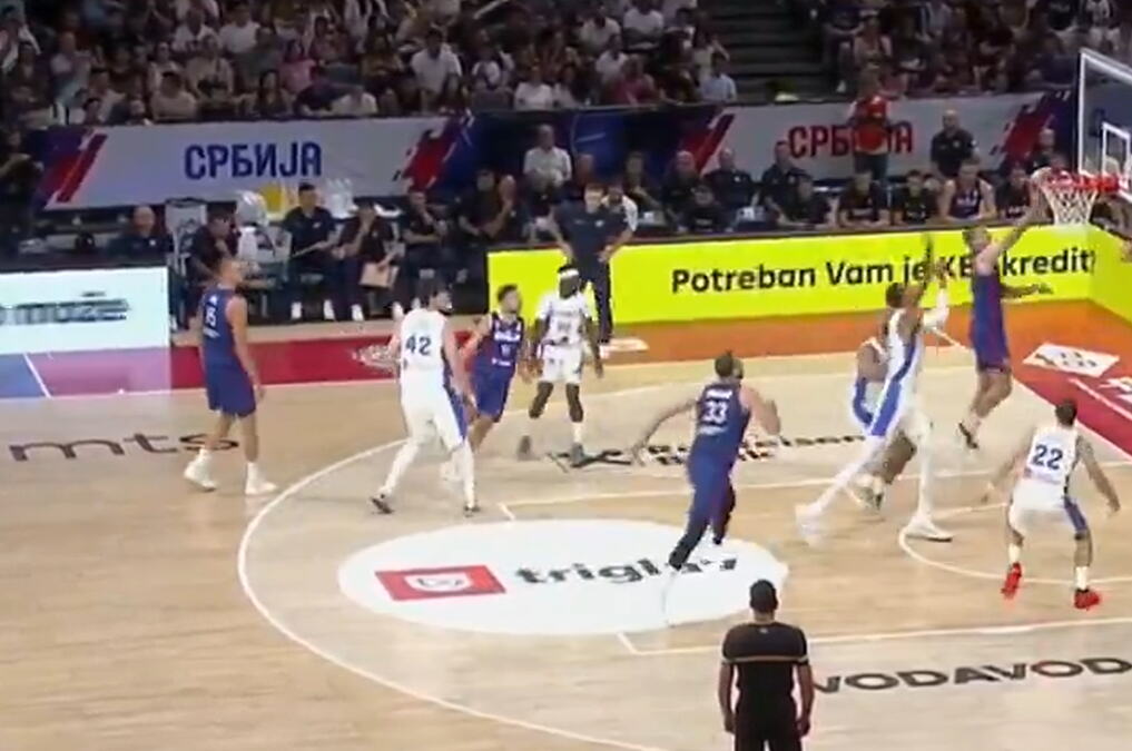 NIKOLA JOKIĆ "PONIŽAVA" VEMBANJAMU U ARENI! Francuzi nemi posmatrači Džokerove magije! (VIDEO)
