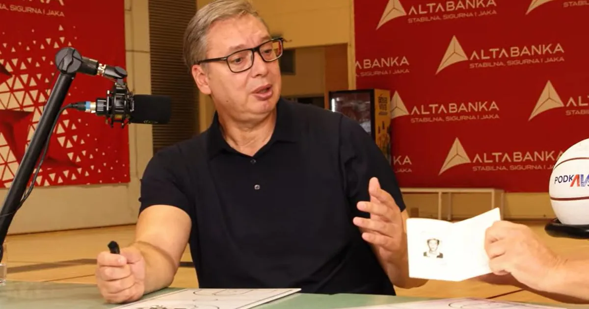 Aleksandar Vučić otkrio da je trenirao košarku u Partizanu, razlog niko nije znao i sve je iznenadio