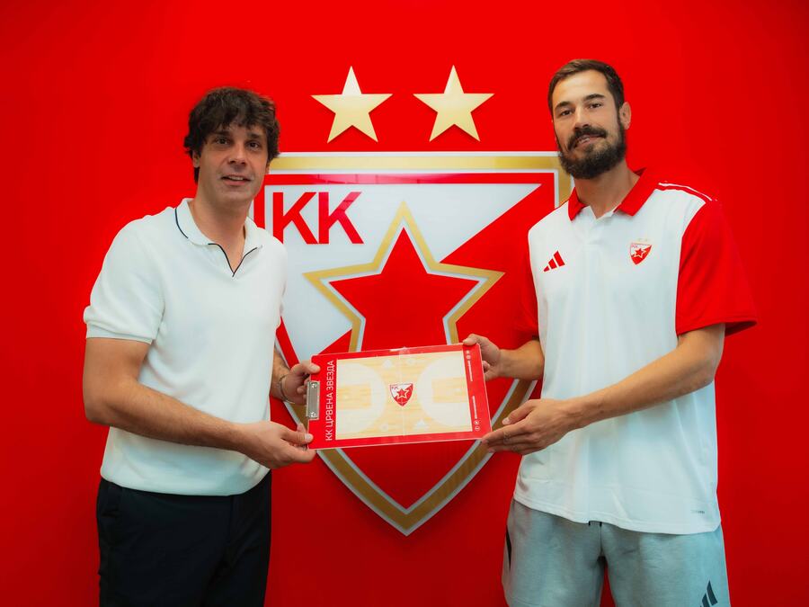 KALINIĆ POJAČAO STRUČNI ŠTAB ZVEZDE! Crveno-beli objavili skupe fotografije! Doskorašnji košarkaš zadužio novu opremu!