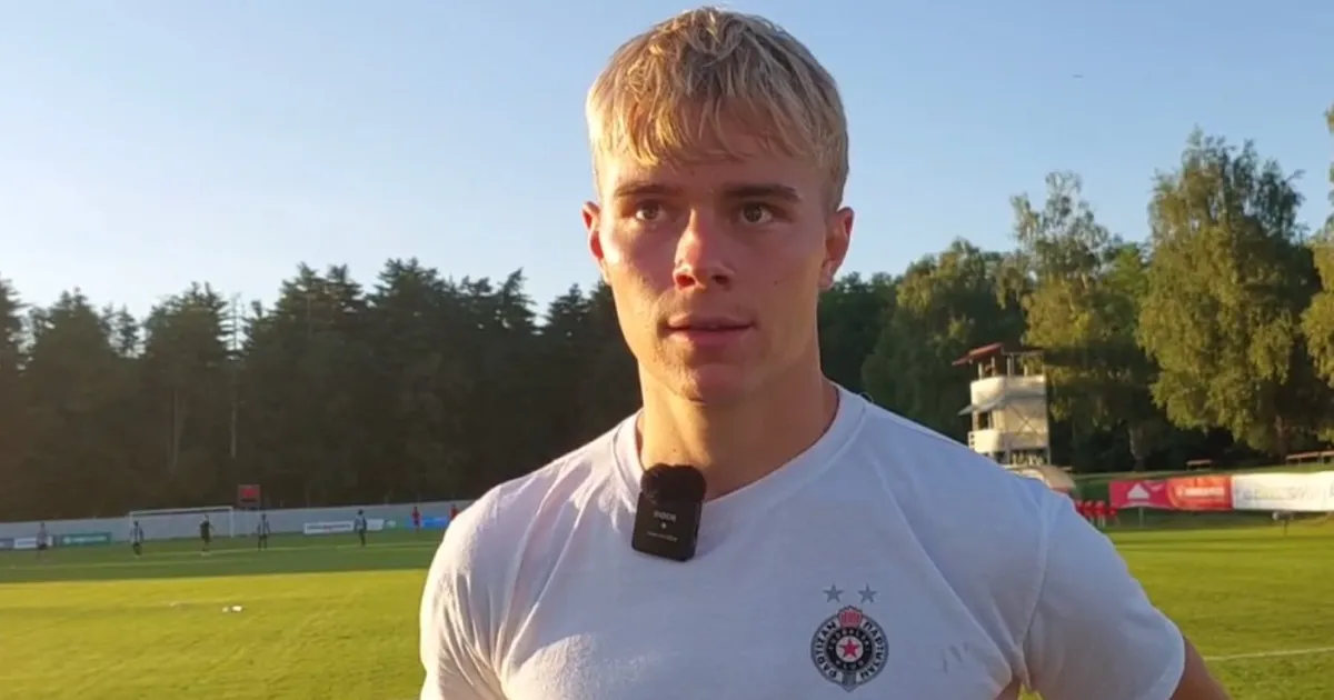 Erik Kojzek postigao prvi gol za Partizan, pa poručio: "Bio sam oduševljen kako sam dobro spreman"