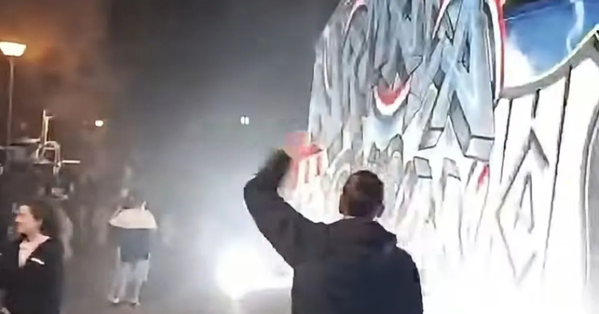 Navijači Armade otvorili mural uz skandalozne pesme o klanju Srba i Jasenovcu