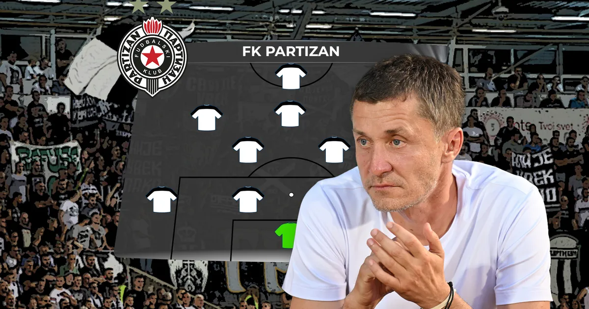 Partizanov tim za 180. večiti derbi: Ilićeve muke sa odbranom, ali i slatke sa napadom...
