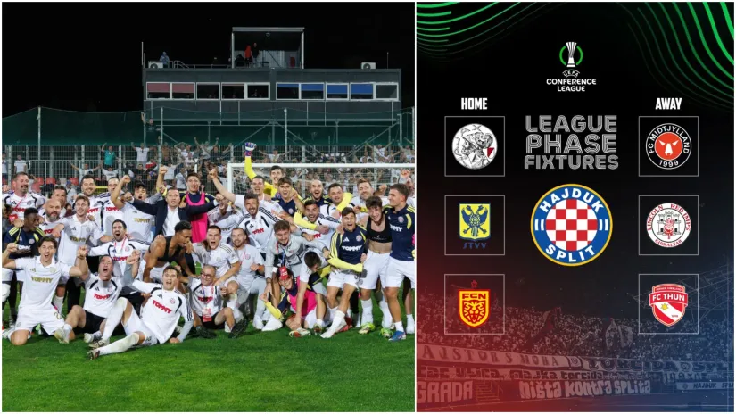 Hajduk baš nije imao sreće, Ajaks stiže u Split! Borac čeka Atalantu u Banjaluci
