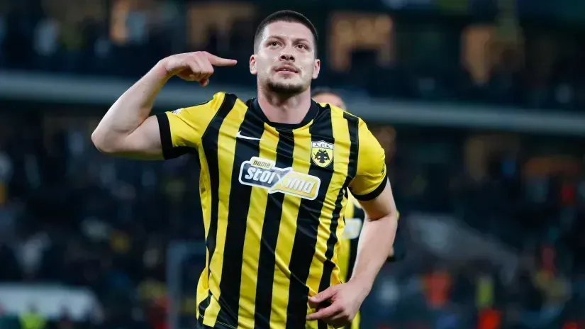 Luka Jović otvorio kolonu golova u ovoj sezoni! Još da uvede AEK u Ligu šampiona