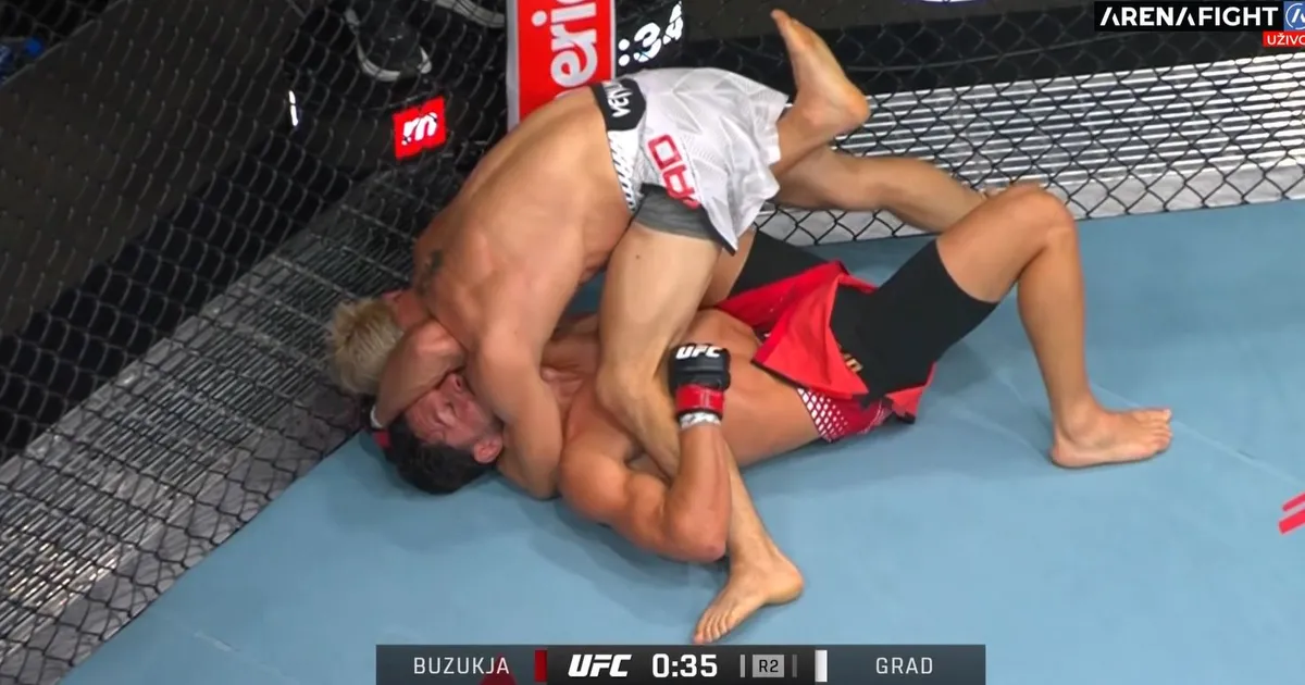 Ovako je Rumun "udavio" Albanca koji je provocirao Srbe: UFC ovo ne pamti, Arena je "gorela" kao na derbiju!