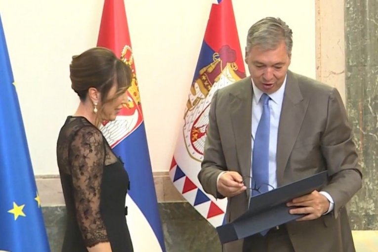JELENA JANKOVIĆ PORUČILA NA PRIJEMU KOD VUČIĆA: Pokazaćemo da su Srbi dobri domaćini i da imamo veliko srce!