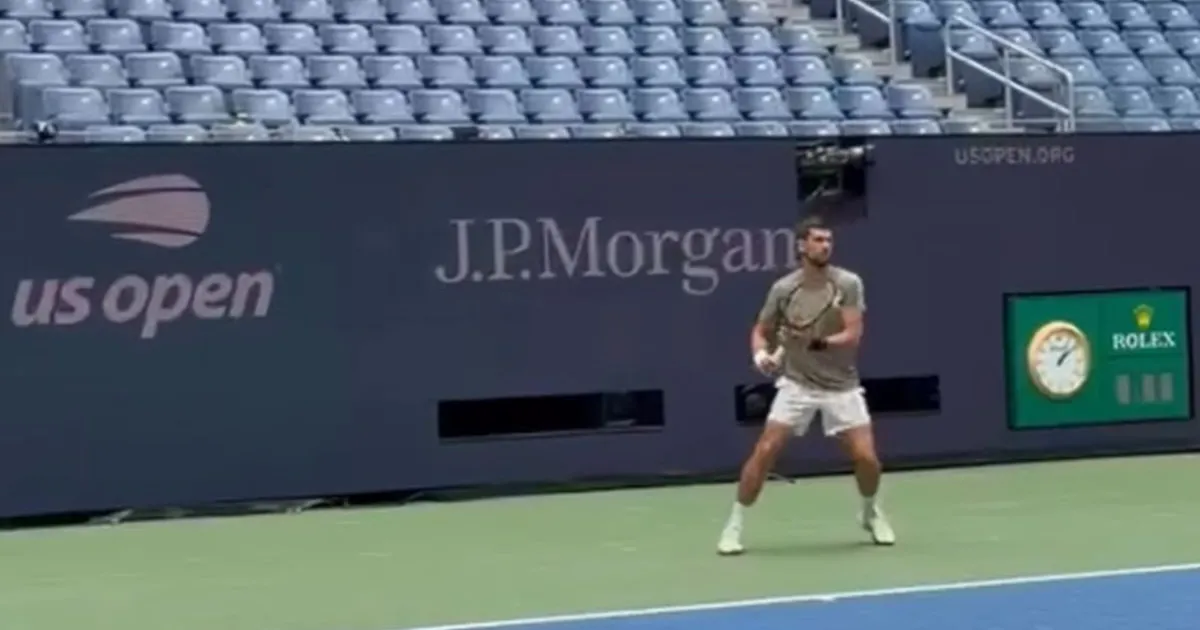 Đoković stigao u Njujork, pa odmah izašao na teren US Open-a!