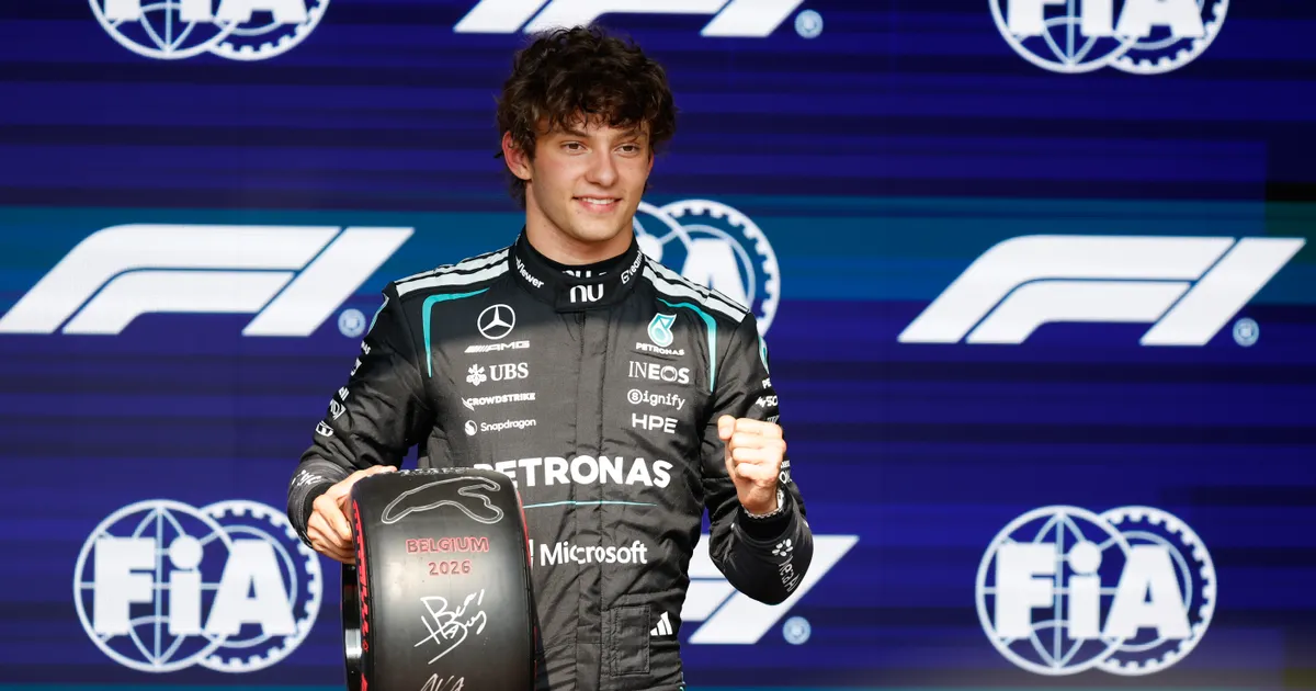 Kimi Antoneli pobedio u kvalifikacijama za VN Belgije