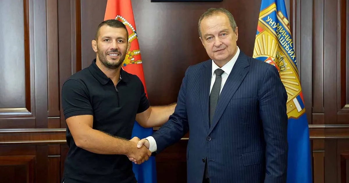 Dačić razgovarao sa Štefanekom: MUP nastavlja da pruža punu podršku razvoju sporta u policiji