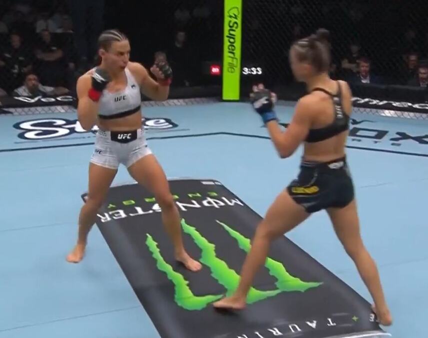 LOŠ POČETAK ZA SRBIJU! Suze u očima - Brazilka pokosila Marinu Spasić na startu UFC spektakla u Beogradu!