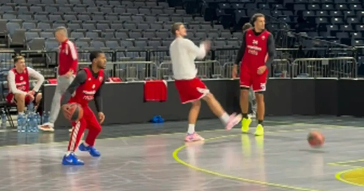 Neverovatna scena na treningu Zvezde pred derbi, ovaj košarkaš će biti glavno oružje crveno-belih